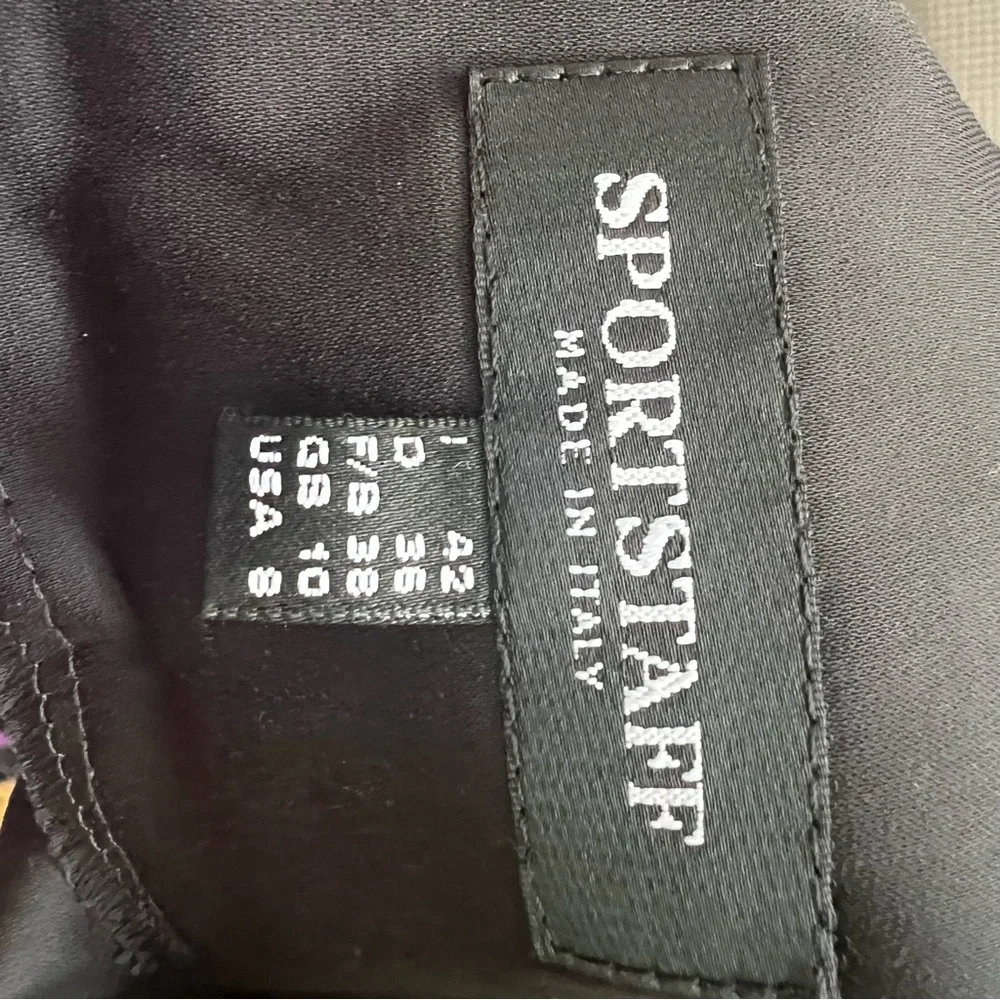 Italian made Elegant Black One-Shoulder Dress by SportStaff women’s size 8 - Picture 6 of 9